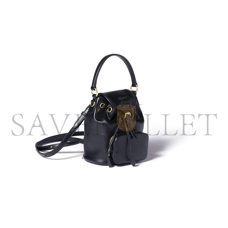 M1v M1v leather mini-backpack 5bz045 (17*14*8cm)